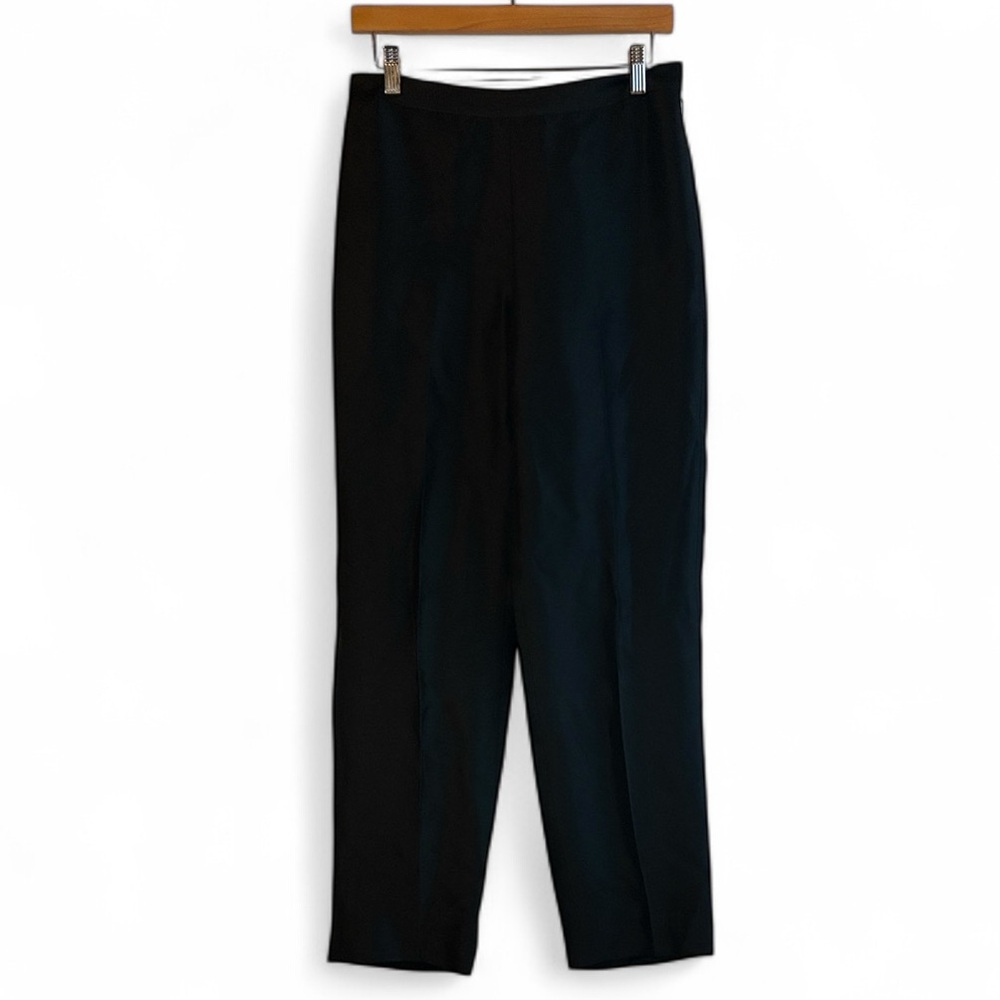 Ann Taylor Vintage Silk Trouser Pants Black